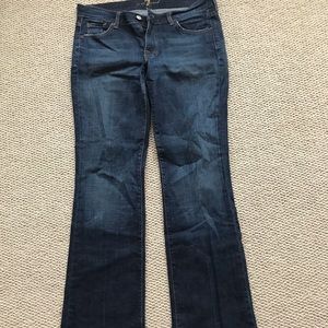 7 jeans dark blue basic jean size 31